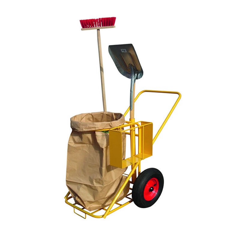Chariot de nettoyage pour l'extérieur 250 kg Chariot de nettoyage p