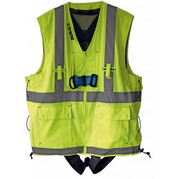 Harnais de sécurité HT22 avec veste réfléchissante jaune