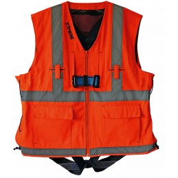Harnais de sécurité HT22 avec veste réfléchissante orange