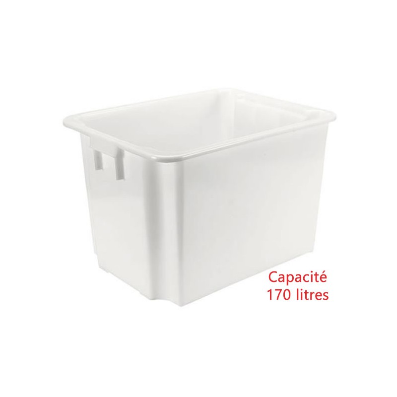 Bac euro gerbable 170 litres alimentaire