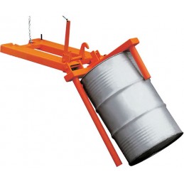 Manipulateur de fût pivotant horizontal et vertical 400 kg qui pivote.