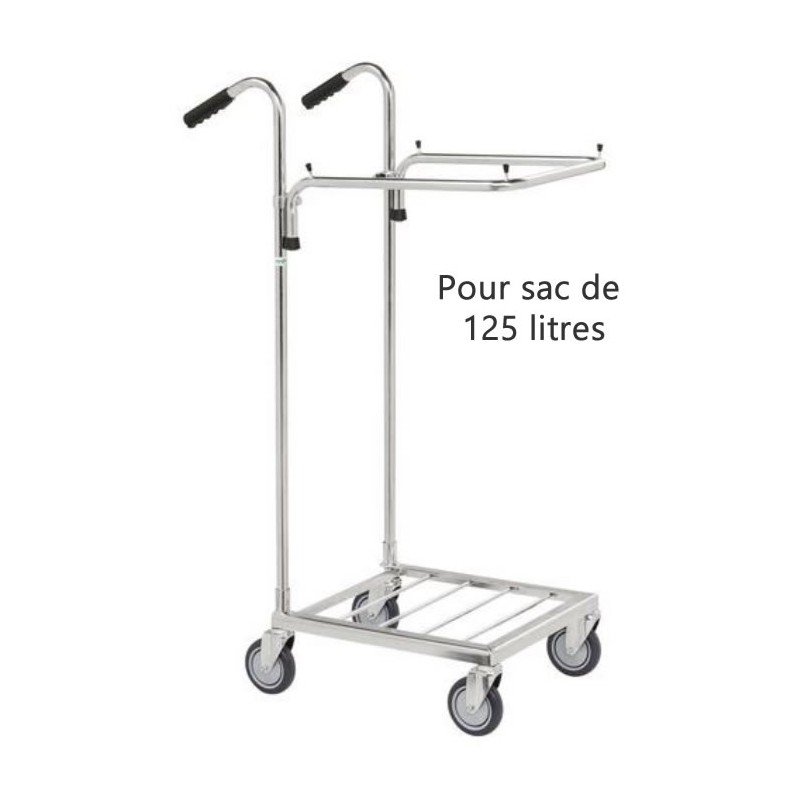 Chariot porte sac ergonomique