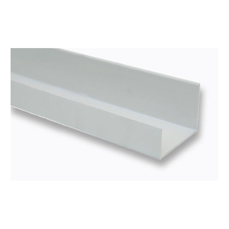 Profilé PVC blanc pour rénovation et aménagement intérieur