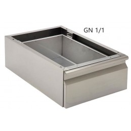 Coffret complet GN1/1 avec tiroir intérieur en inox