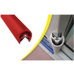 Protection d'angle 3/4 rond sur aluminium Angl'isol