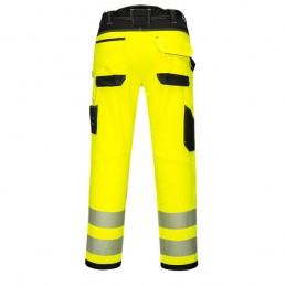 Pantalon jaune noir extensible léger haute-visibilité PW3