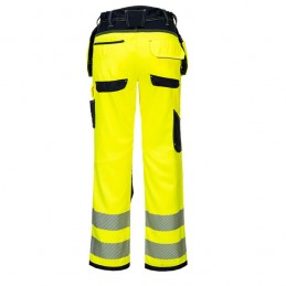 Pantalon PW3 jaune noir Stretch Holster haute-visibilité