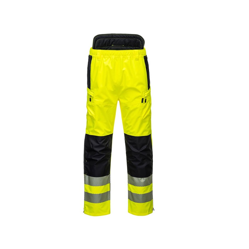 Pantalon extrême jaune noir haute visibilité PW3
