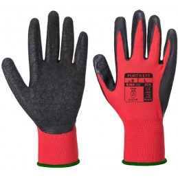 Gant Latex Flex Grip Rouge noir