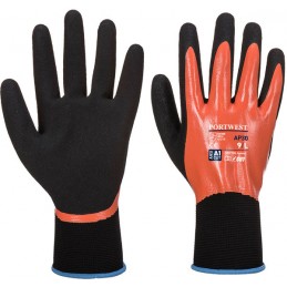 Gant nitrile tout enduit pro orange noir