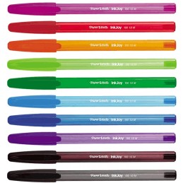 27 Paper Mate InkJoy 100ST stylos à bille pointe moyenne assortiment de couleurs joyeuses