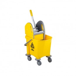 Chariot de nettoyage 1 seau 25 litres avec presse