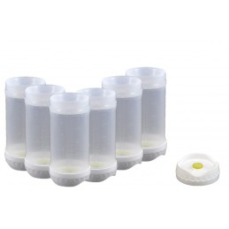 Bouteilles de réserves 473 ml avec membrane medium 1 trou