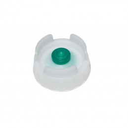 Lot de chapeaux de bouteille avec valve silicone pour sauces vert