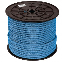 Sandow diamètre 12 mm couleur bleu en bobine de 100 mètres