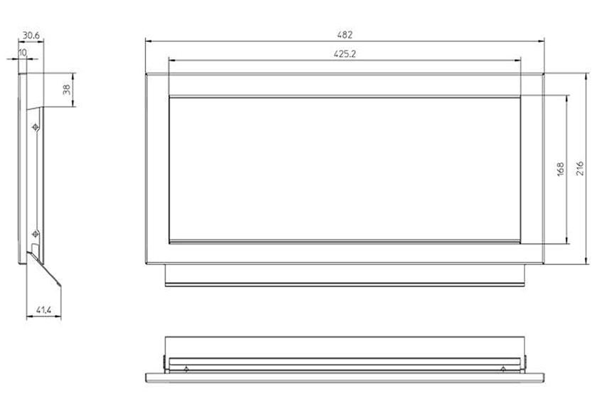 Caisse à outils 5 compartiments vide 440x200 mm